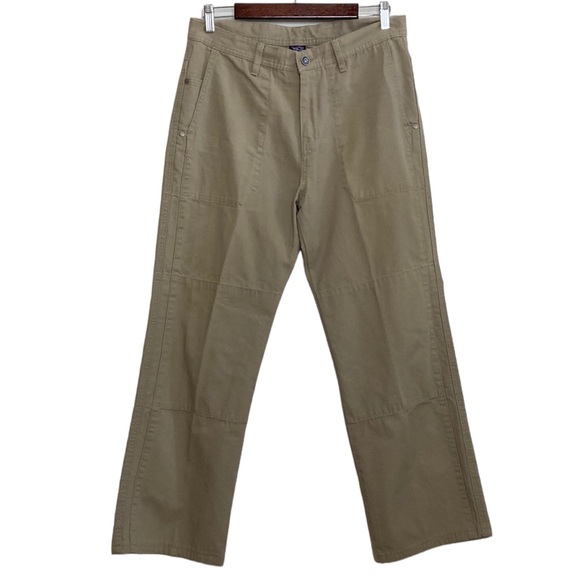 Patagonia Pants Mens 32 x 29 Beige Straight Leg Organic Cotton Canvas Workwear - Picture 1 of 13